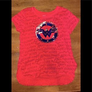 Girls WonderWoman tee